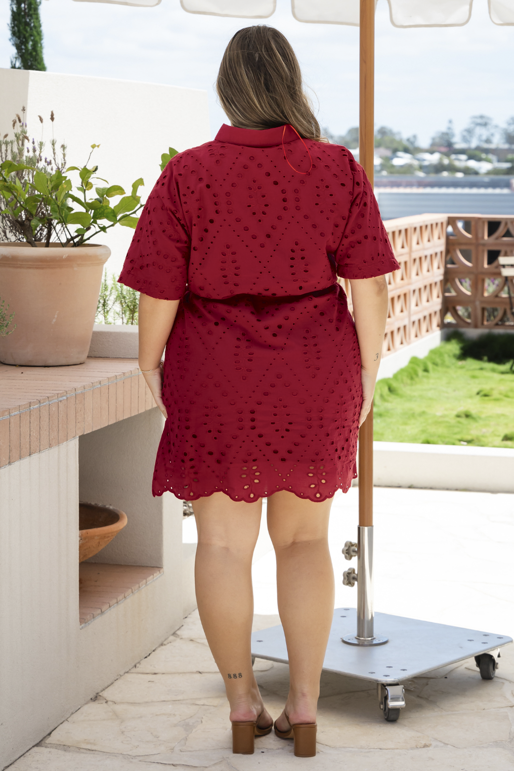 Danielle Shirt Dress Broderie Anglaise