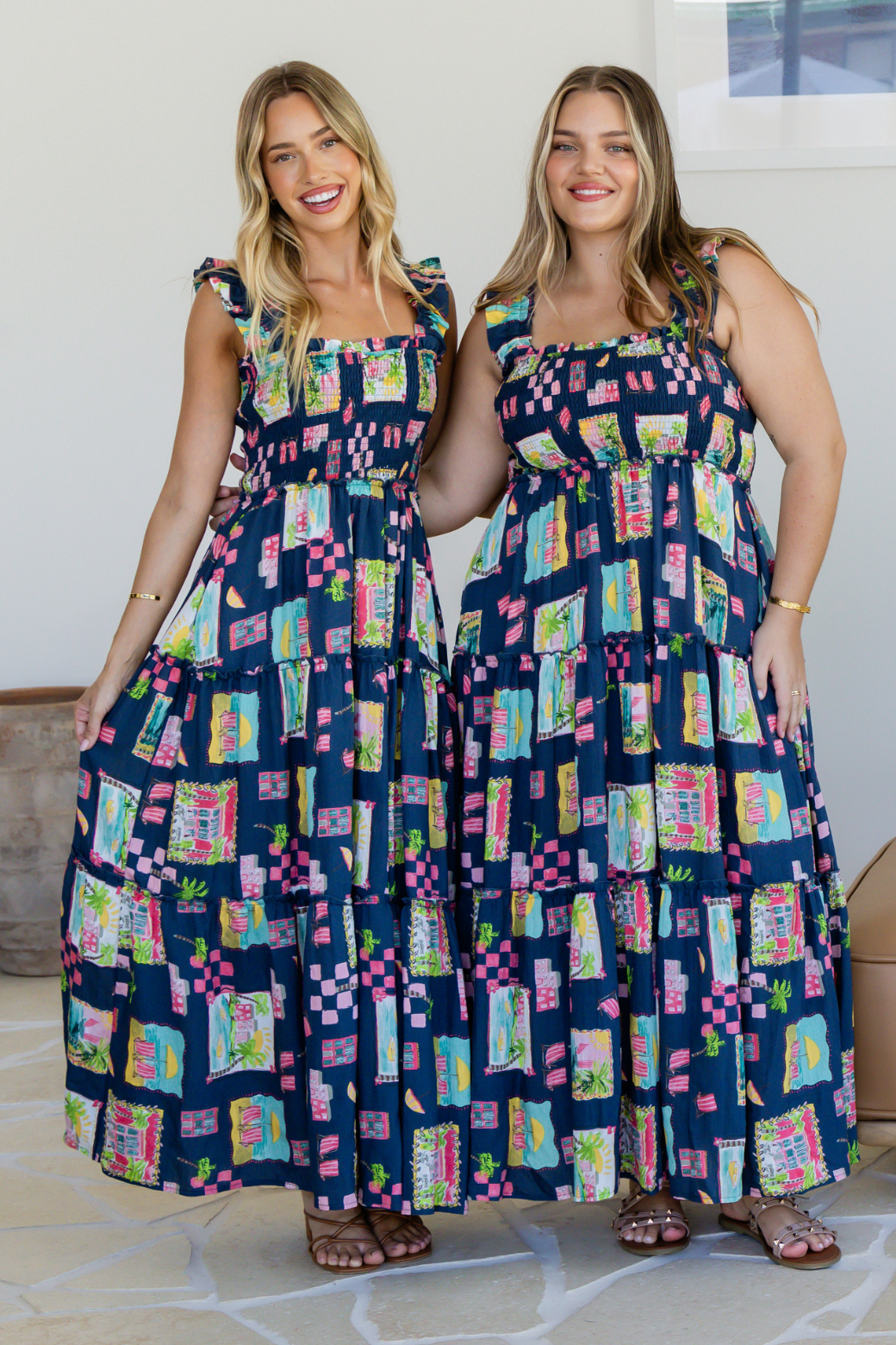 farm rio super fun daisy maxi dress Fruit Beauty Off-White Maxi Dress by Farm Rio