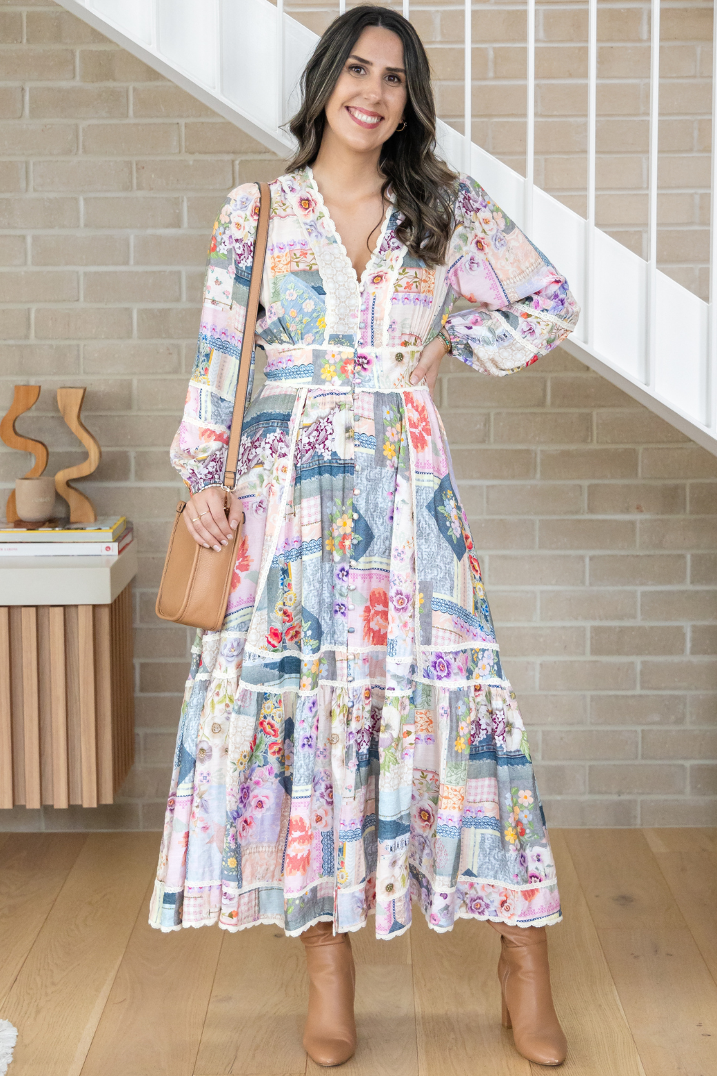 elouise maxi dress Elouise Maxi Dress Francesca Print – Orange Sherbet Boutique