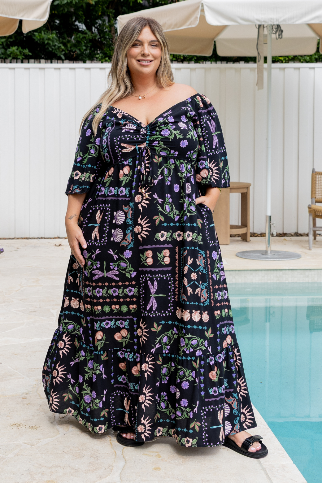 Renee Maxi Dress La Belle Print