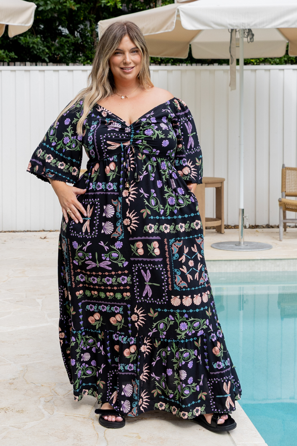 Renee Maxi Dress La Belle Print