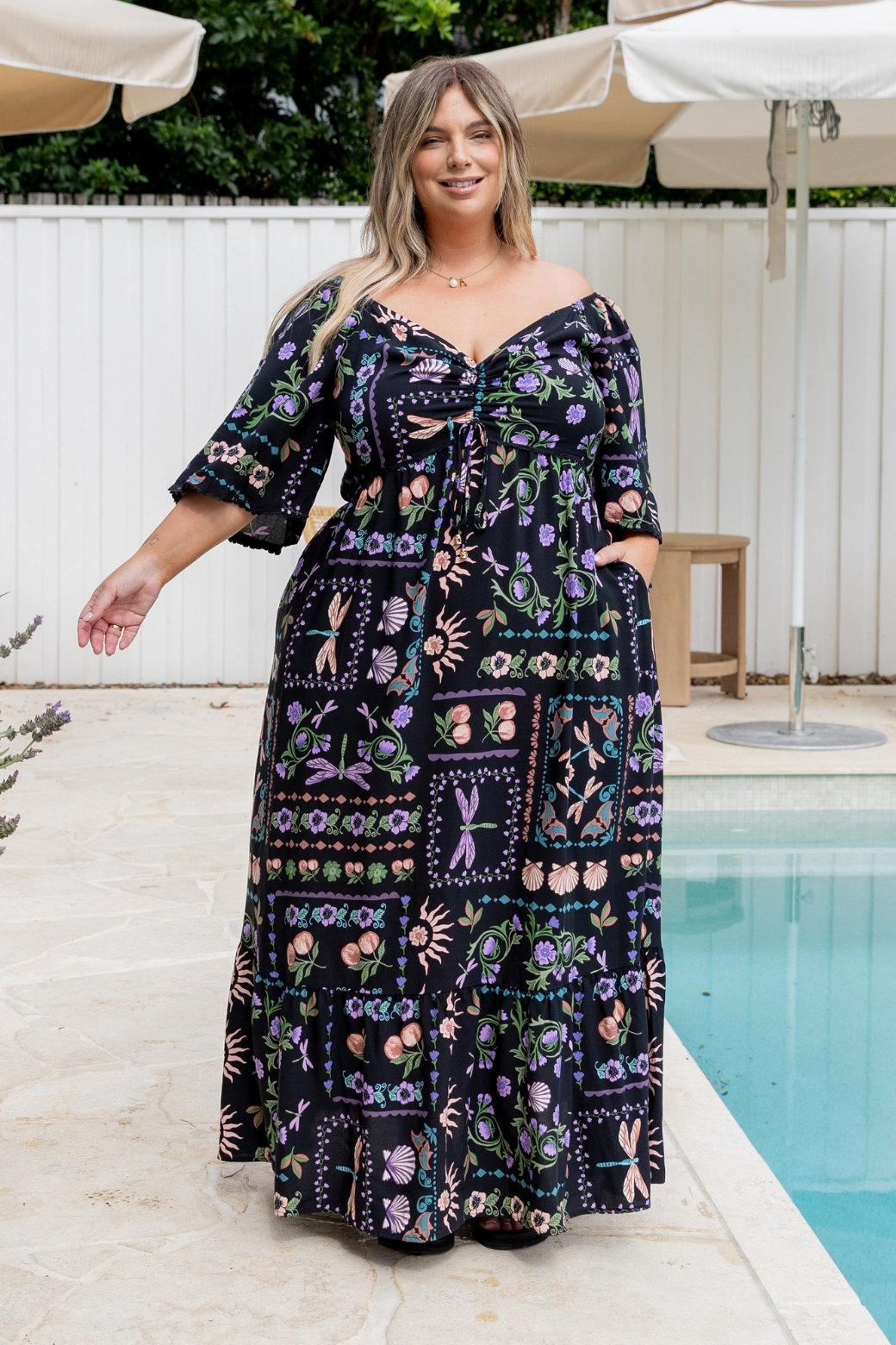 Renee Maxi Dress La Belle Print