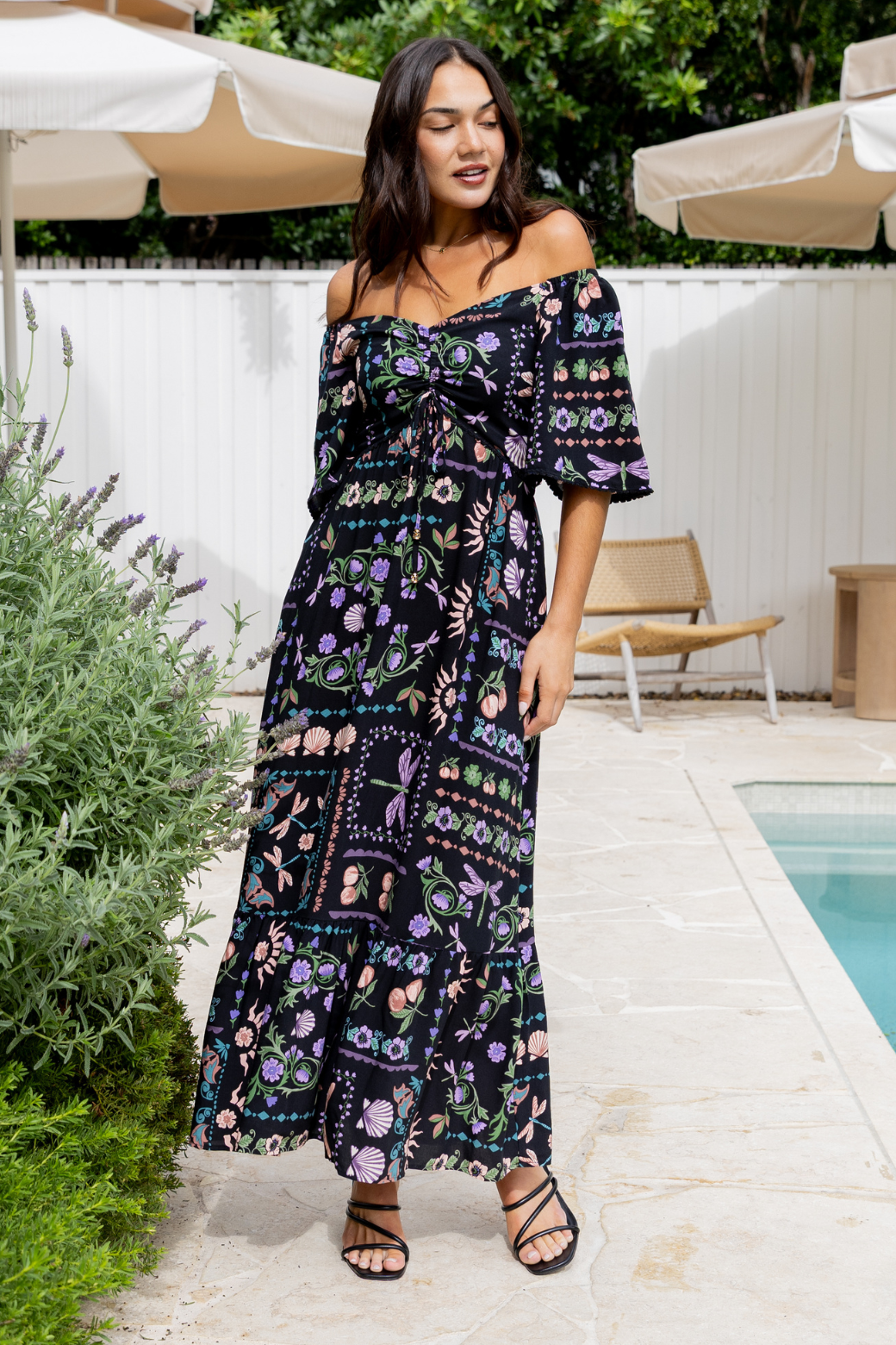 Renee Maxi Dress La Belle Print