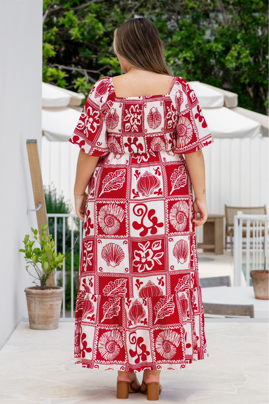 Renee Maxi Dress Waverley Print Red