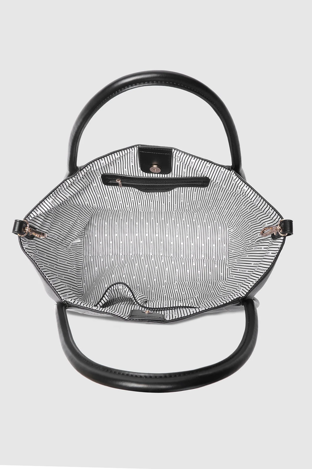 Louenhide Sutton Shoulder Bag Black Vegan Leather