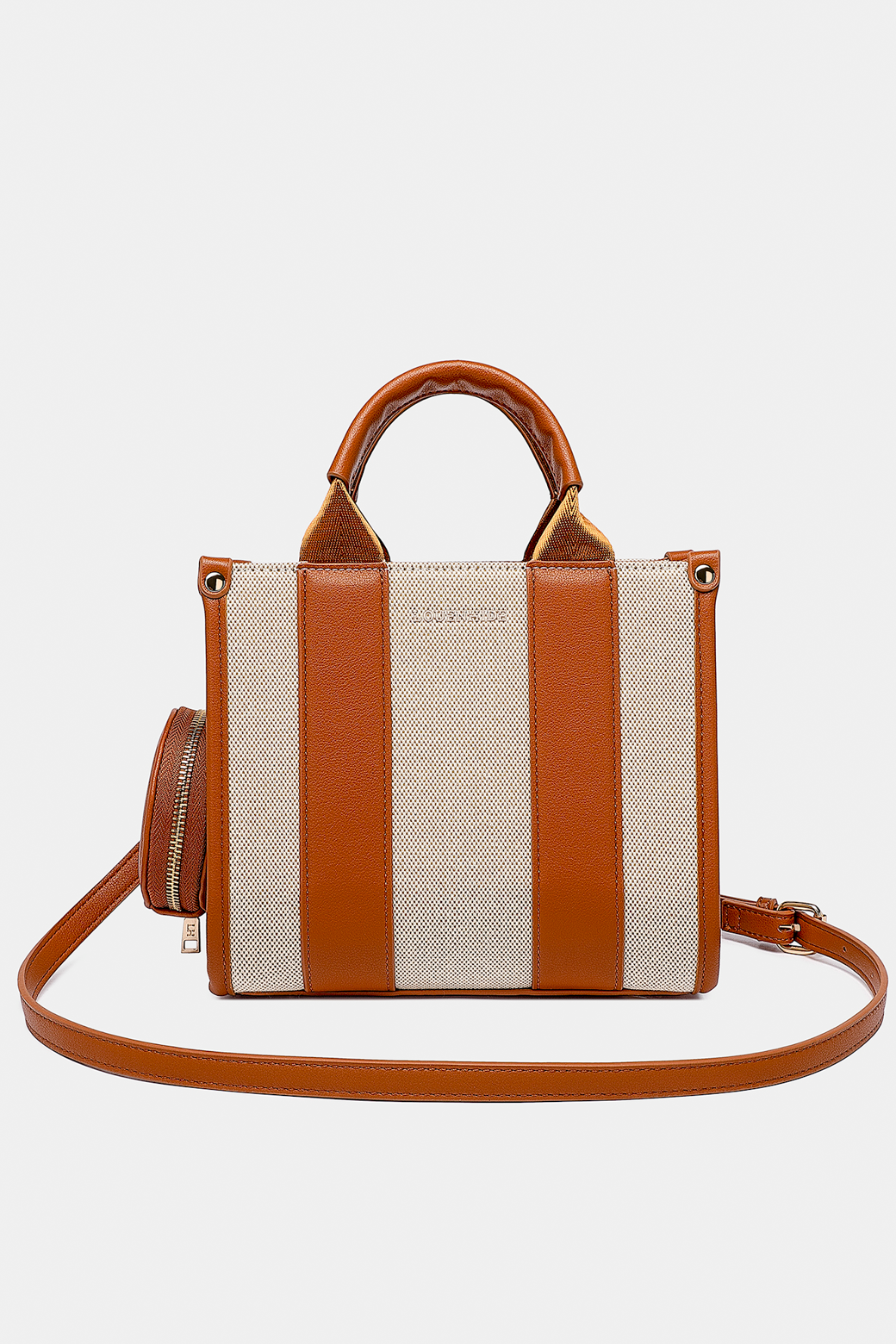 Louenhide Manhattan Mini Tote Bag Natural Canvas Tan