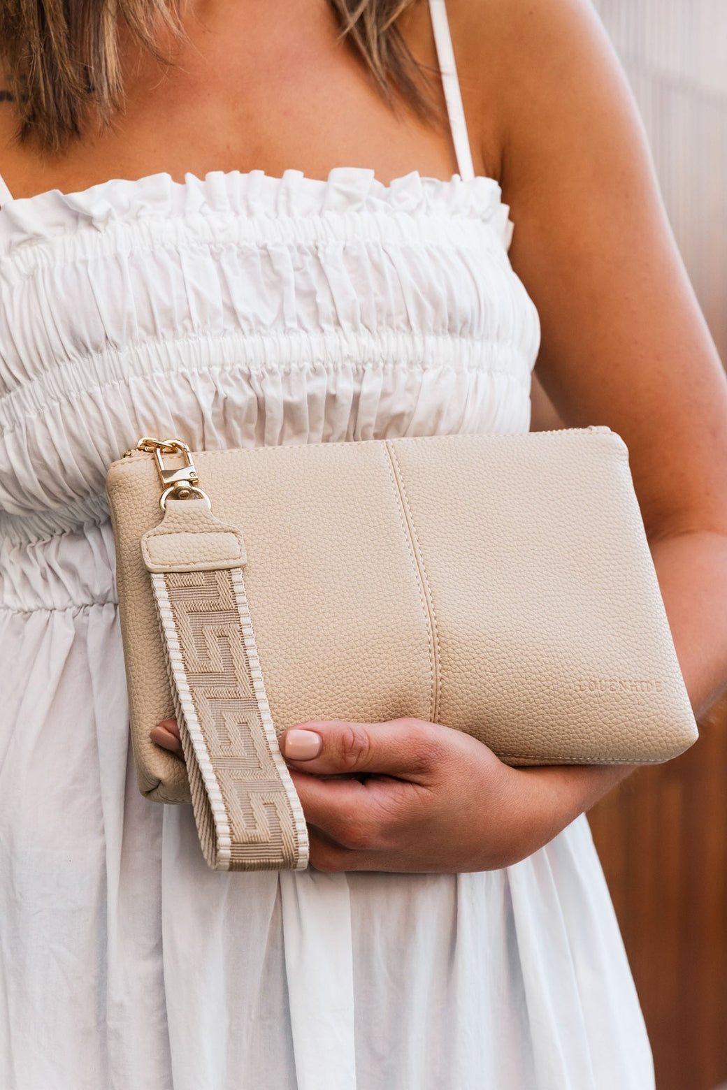 Louenhide Mimi Clutch Biscotti
