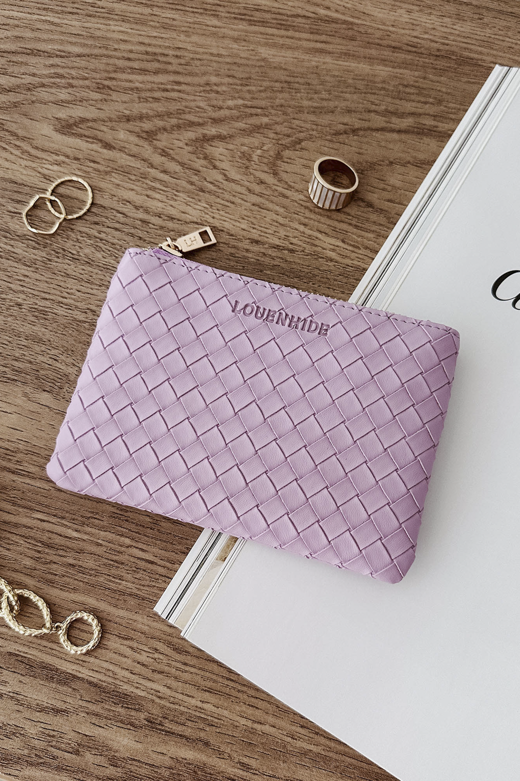 Louenhide Kuta Purse Woven Lilac