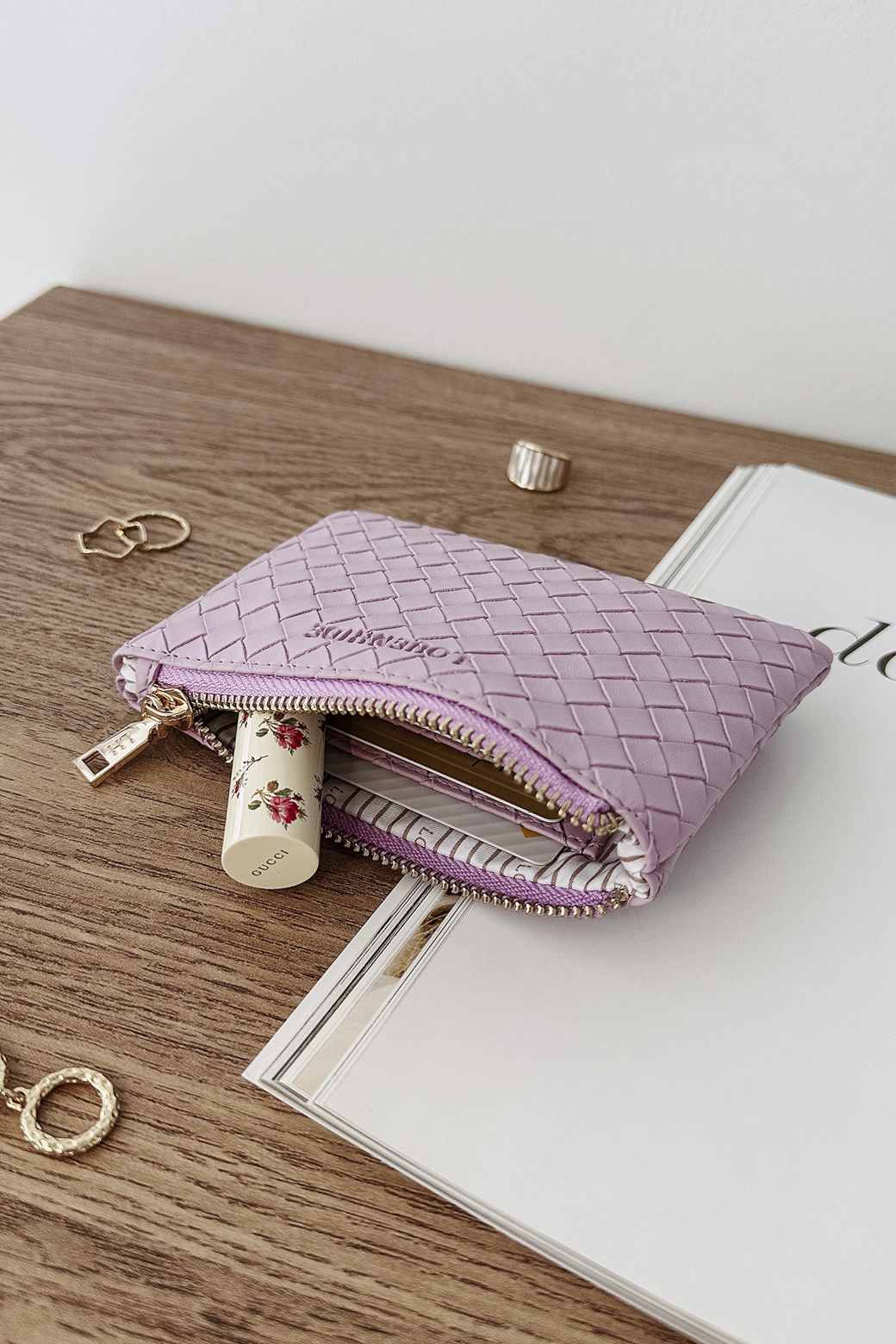 Louenhide Kuta Purse Woven Lilac