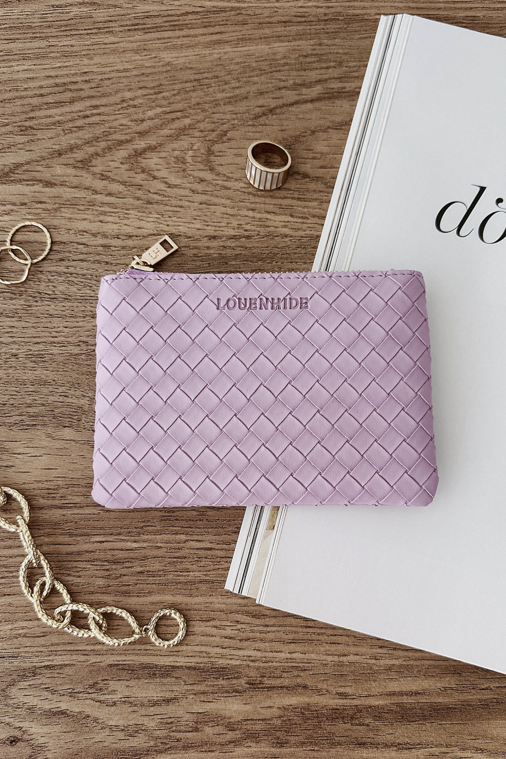 Louenhide Kuta Purse Woven Lilac