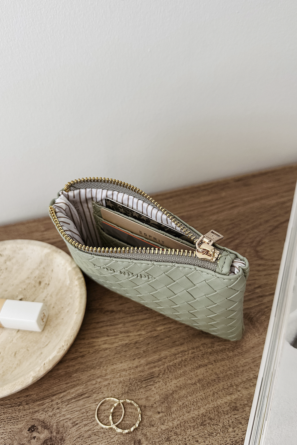 Louenhide Kuta Purse Woven Sage Green