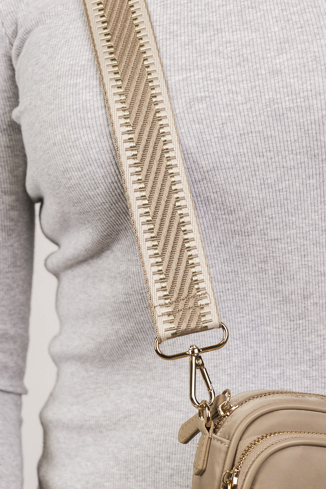 Louenhide Kiki Webbing Bag Strap Coffee