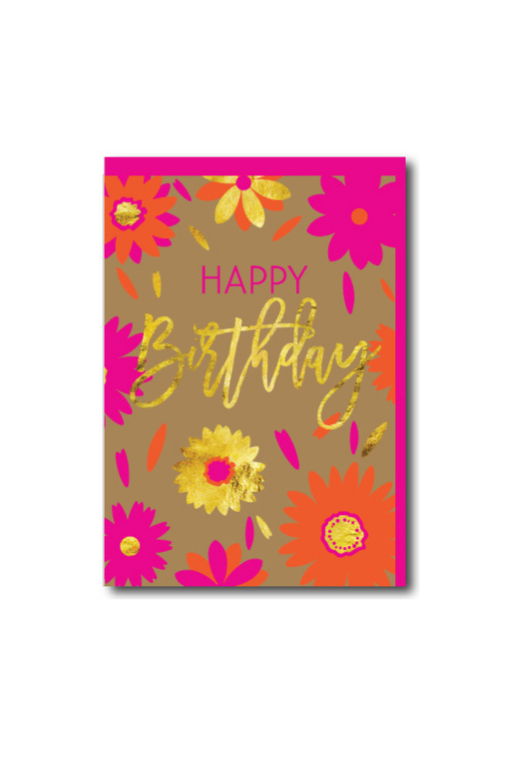 Candle Bark Creations Scattered Flowers Card