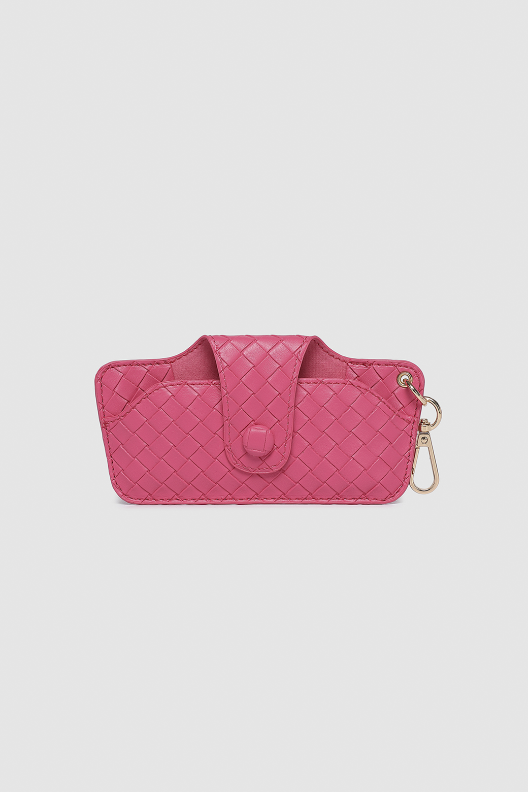 Louenhide Skittle Sunglass Case Woven Hot Pink
