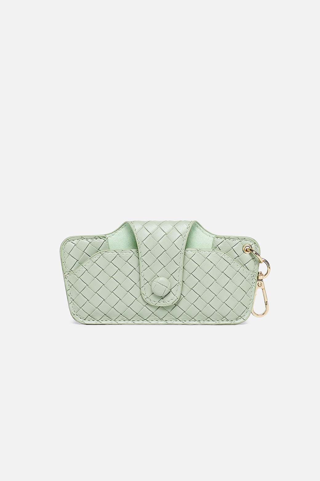 Louenhide Skittle Sunglass Case Woven Sage Green