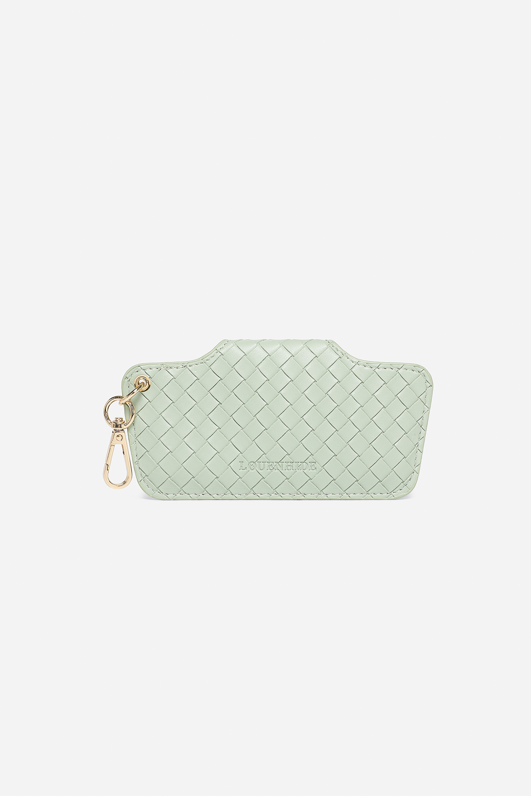 Louenhide Skittle Sunglass Case Woven Sage Green