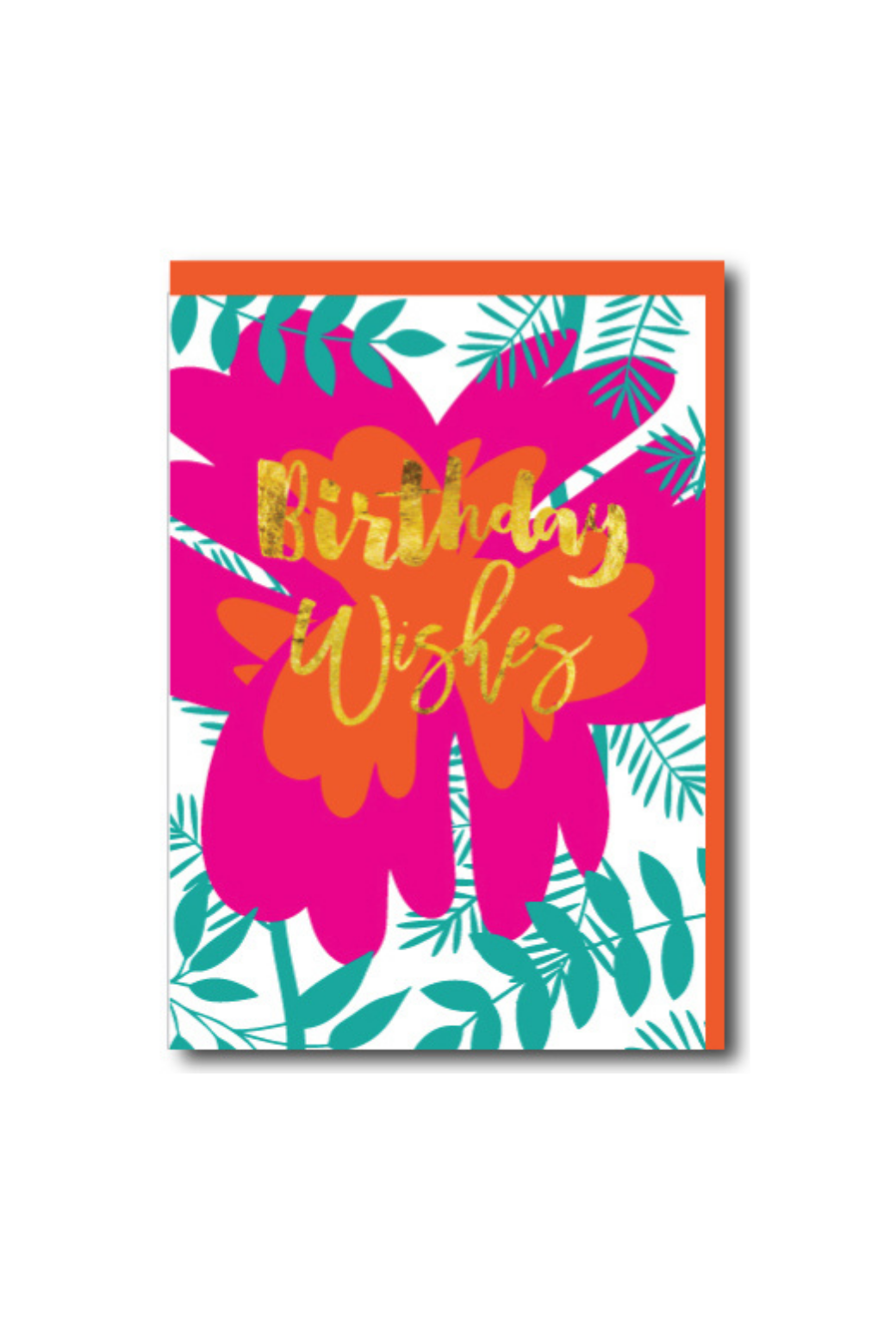 Candle Bark Creations Floral Wishes Card