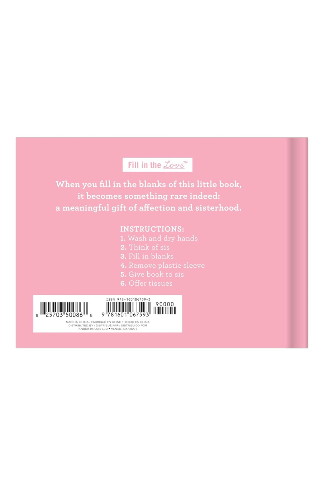 Brumby Sunstate "What I Love About You, Sis" Book