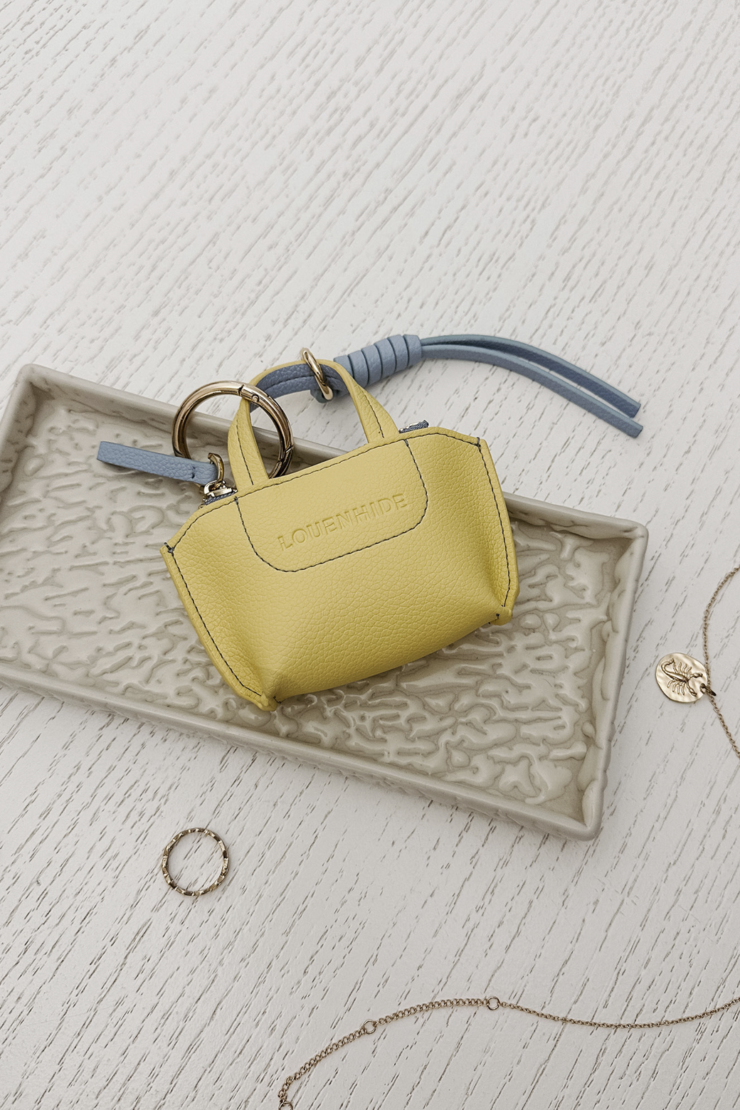 Louenhide Gina Bag Charm Lemon