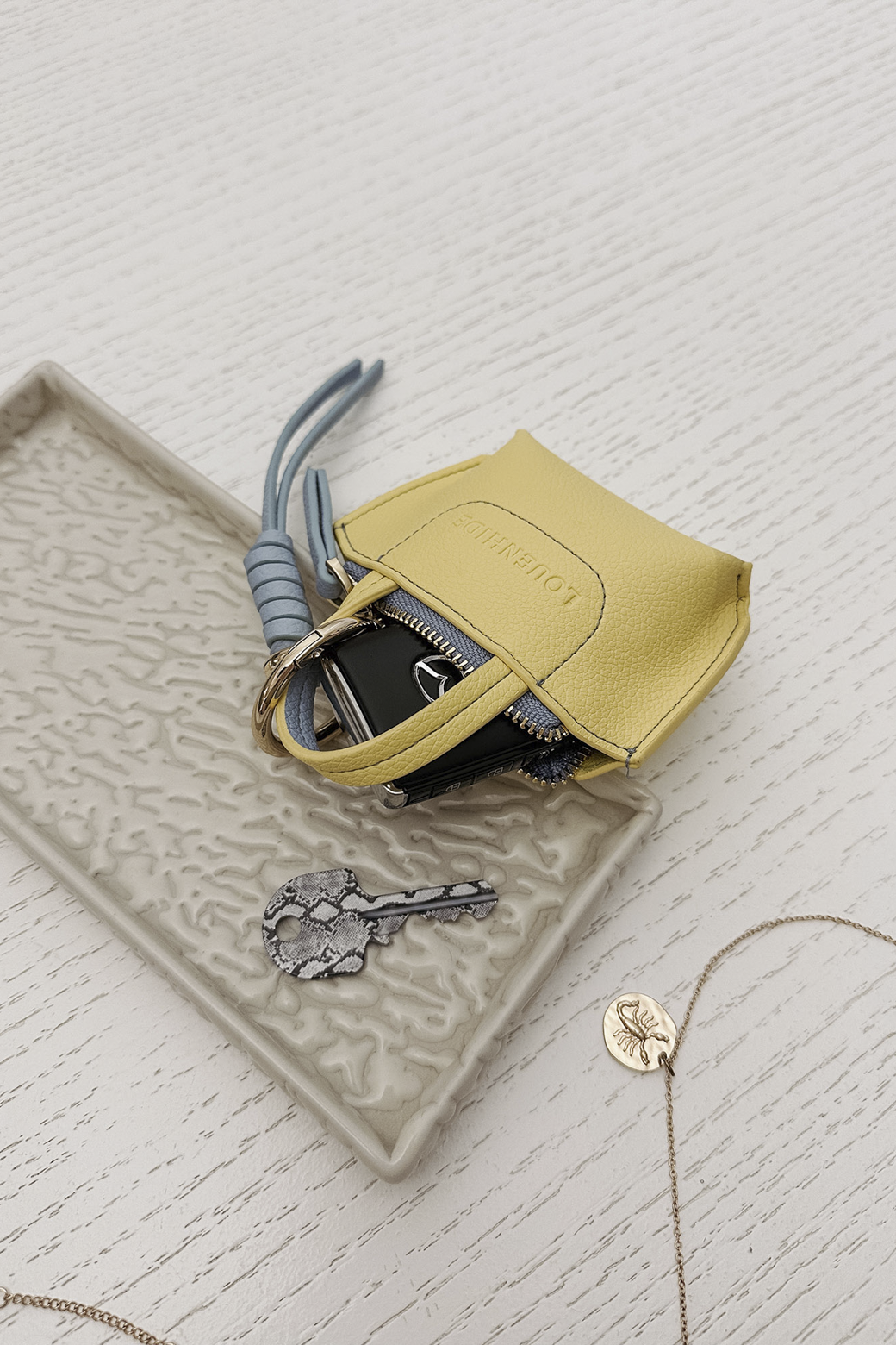 Louenhide Gina Bag Charm Lemon