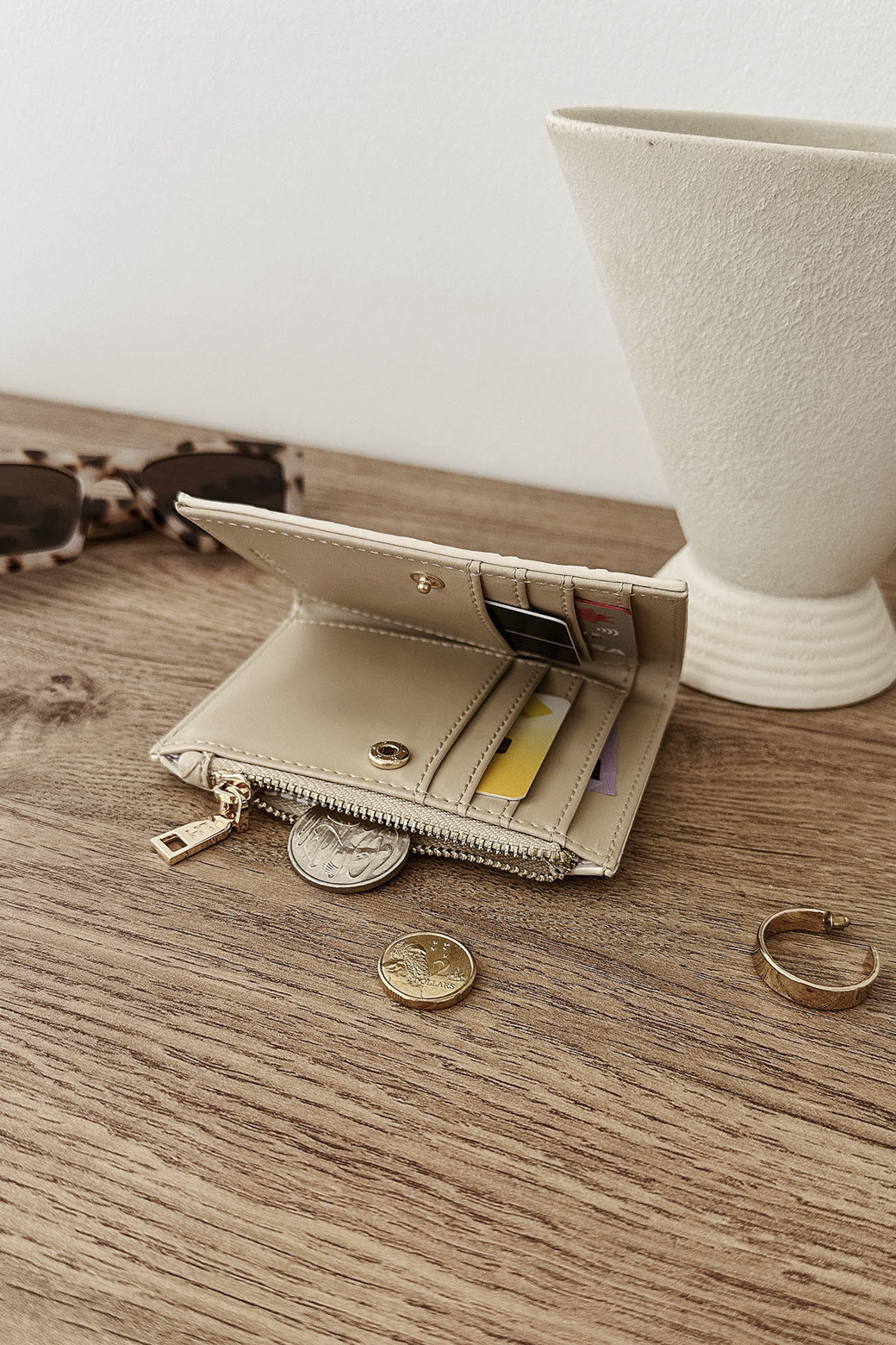 Louenhide Lily Woven Wallet Malt