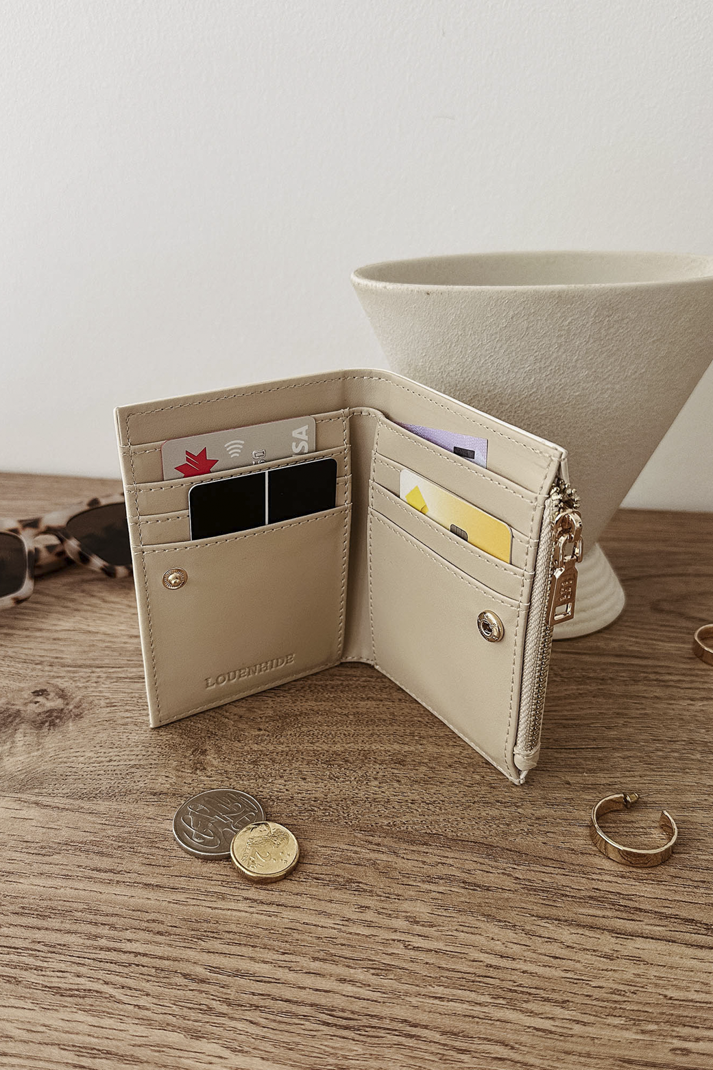 Louenhide Lily Woven Wallet Malt