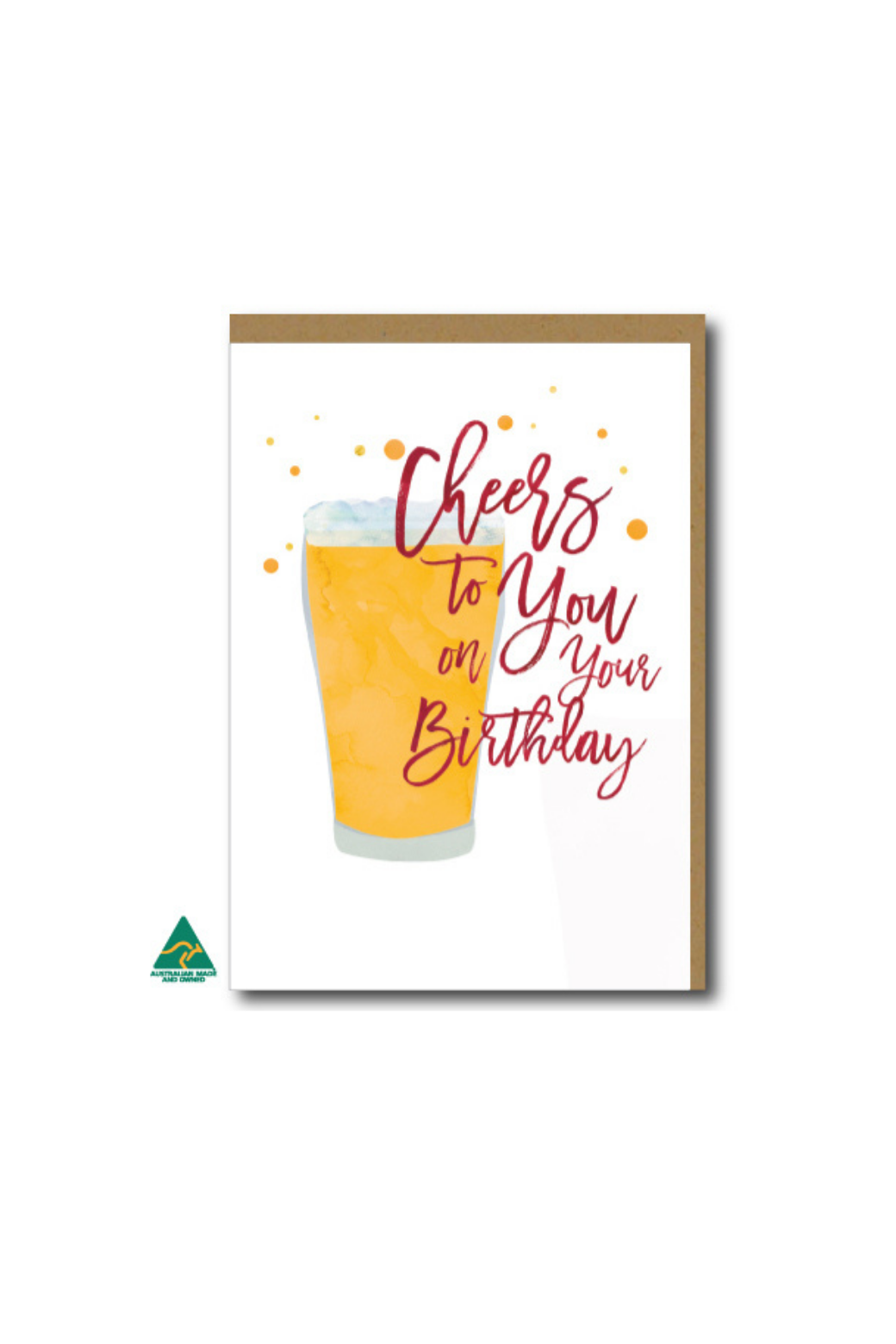 Candle Bark Creations Birthday Beer Card