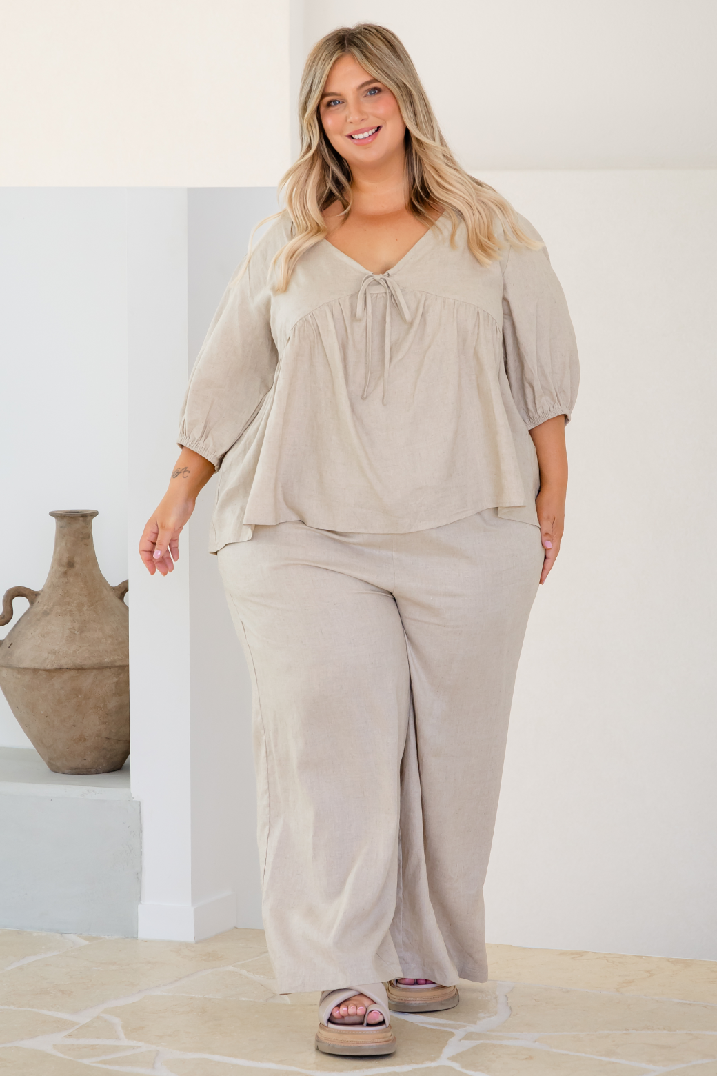Siren Top Oatmeal – Orange Sherbet Boutique