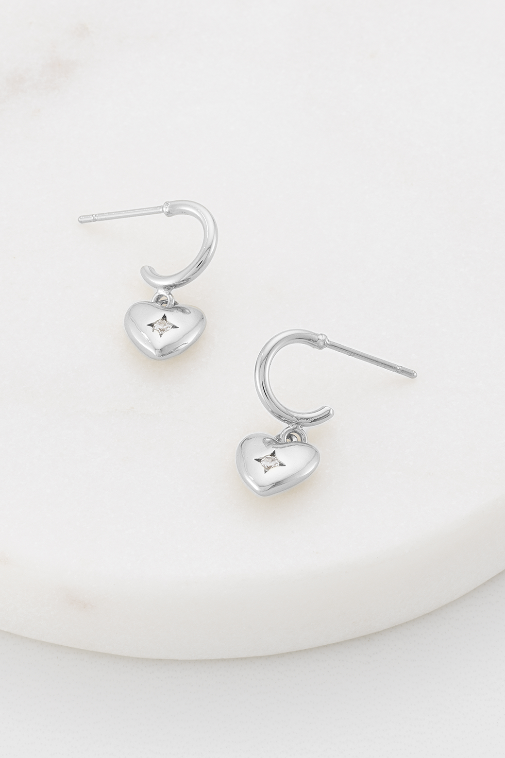Zafino Boston Hoop Silver