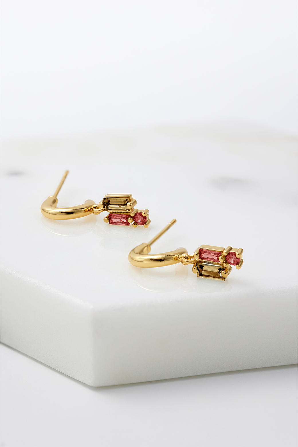 Zafino Elenore Earring Rouge/Gold