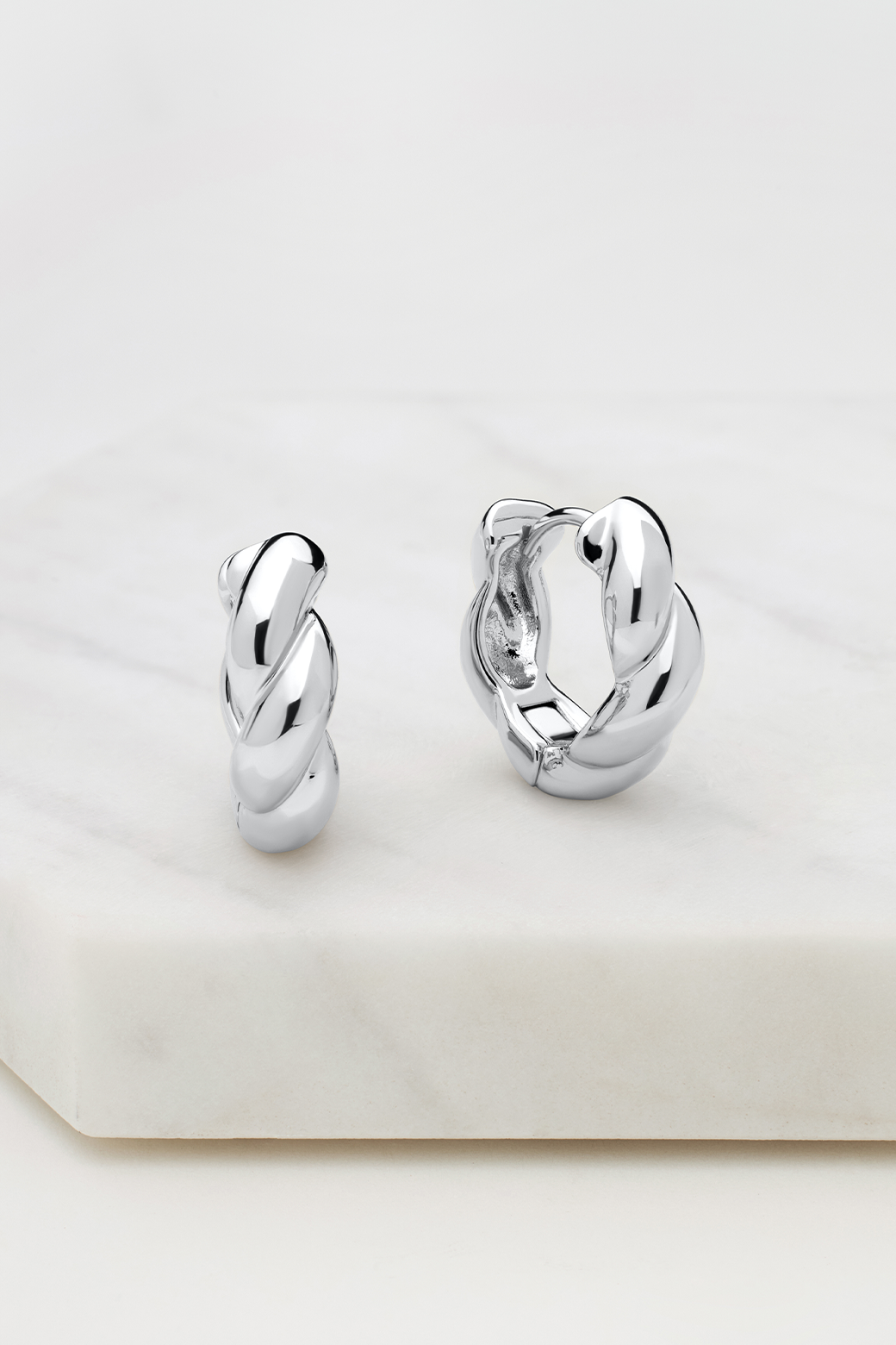 Zafino Maya Hoop Silver