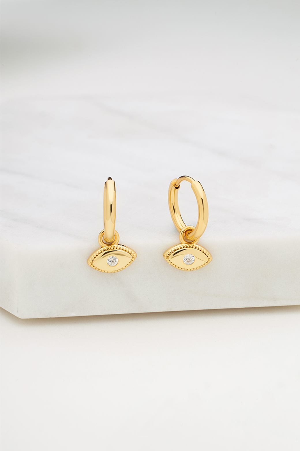 Zafino Evil Eye Earring Gold