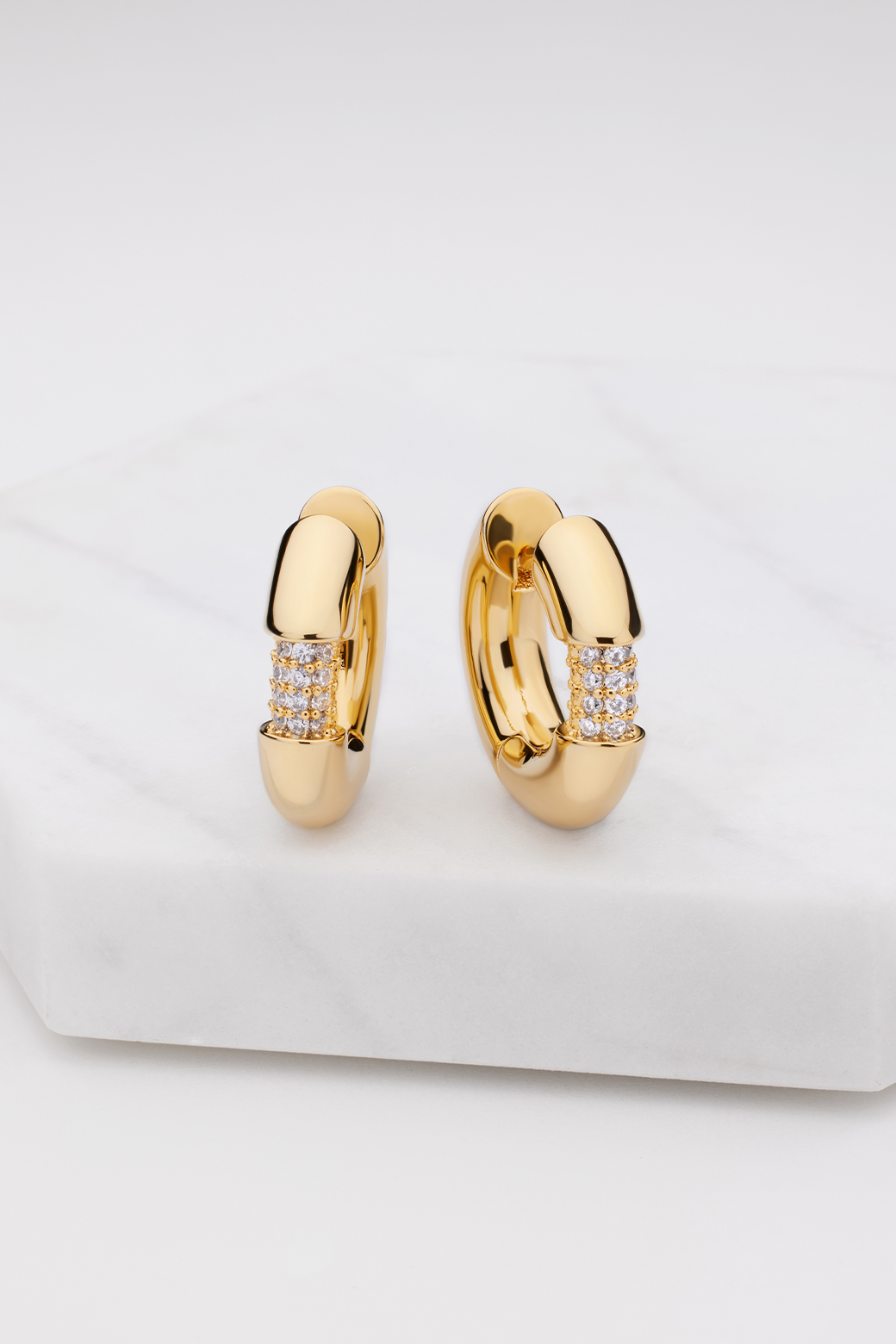 Zafino Sofia Hoop Gold