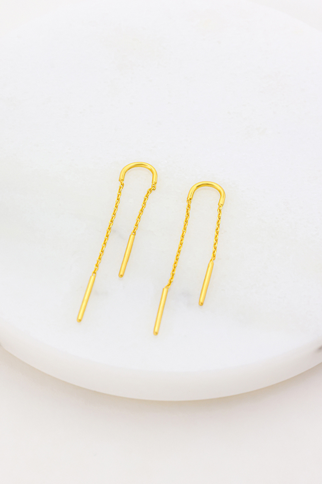Zafino Ivy Thread Earring Gold
