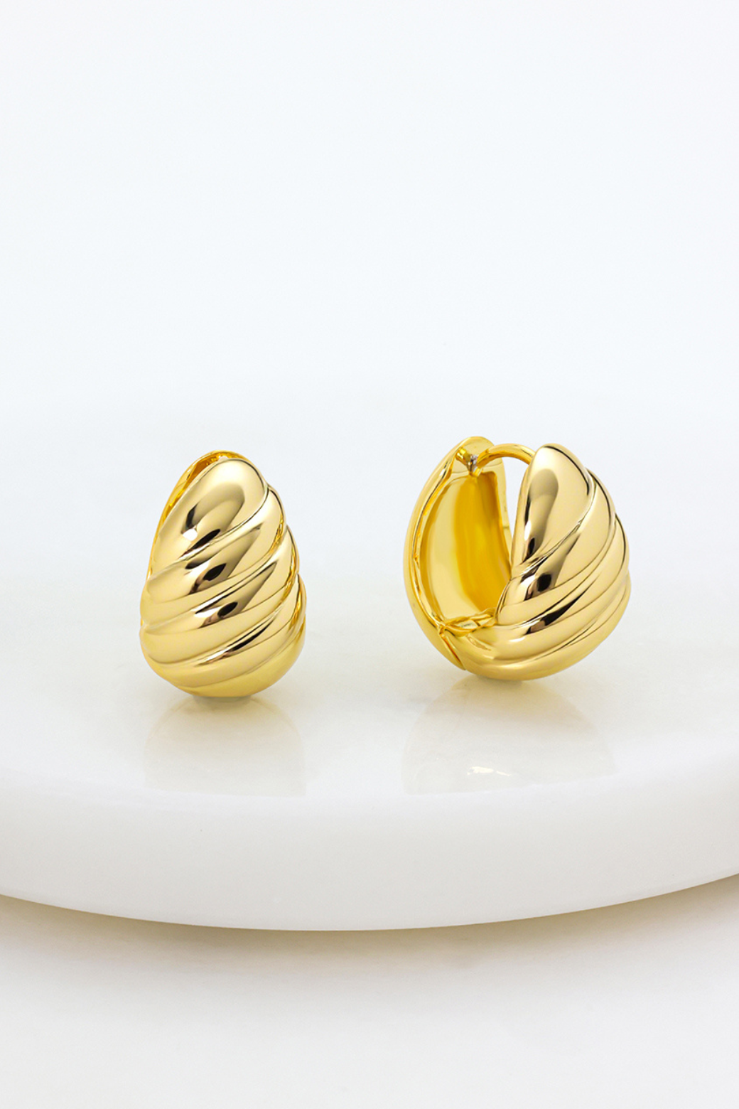 Zafino Bronte Hoop Earring Gold