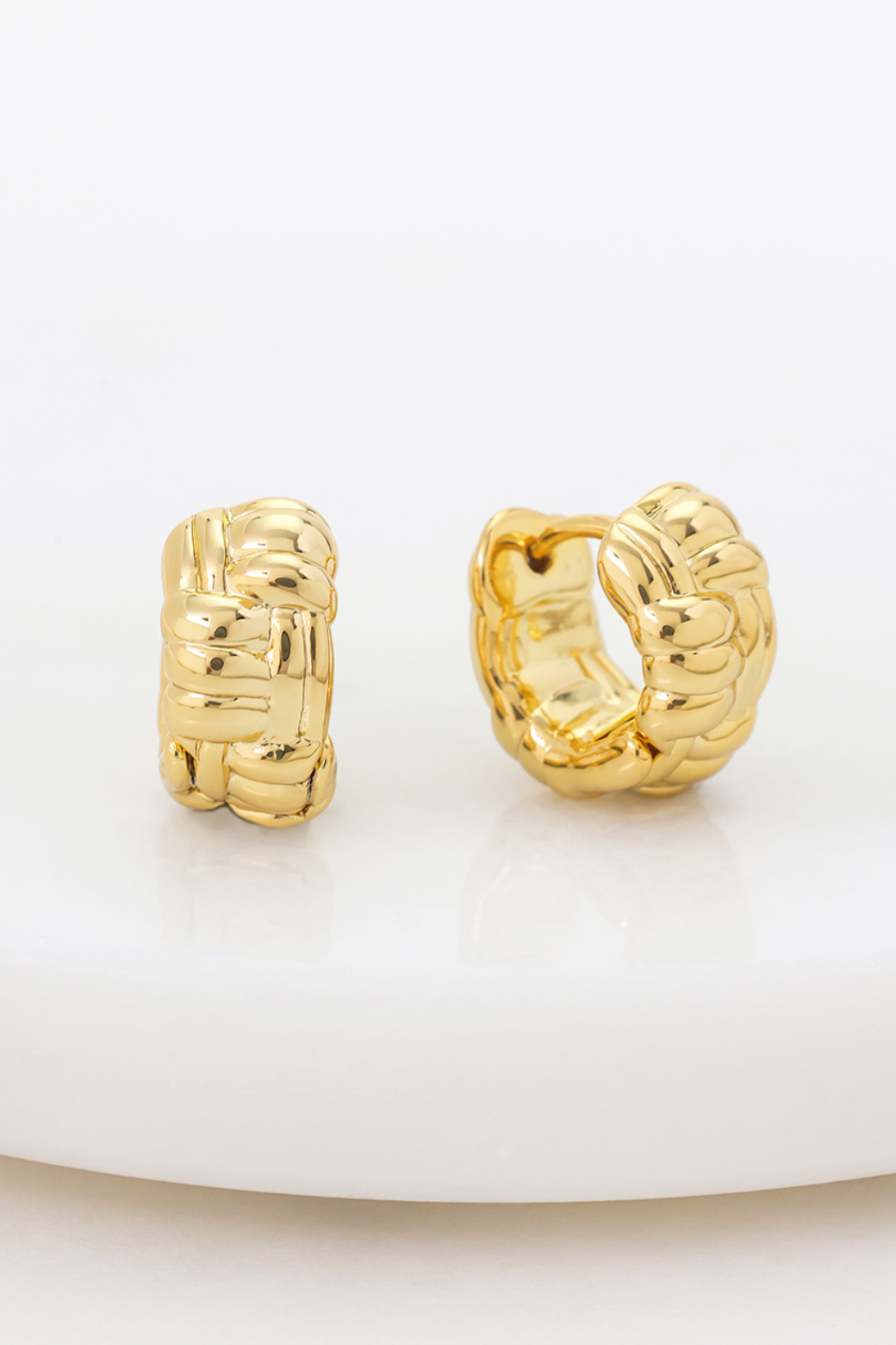 Zafino Brielle Huggie Earring Gold