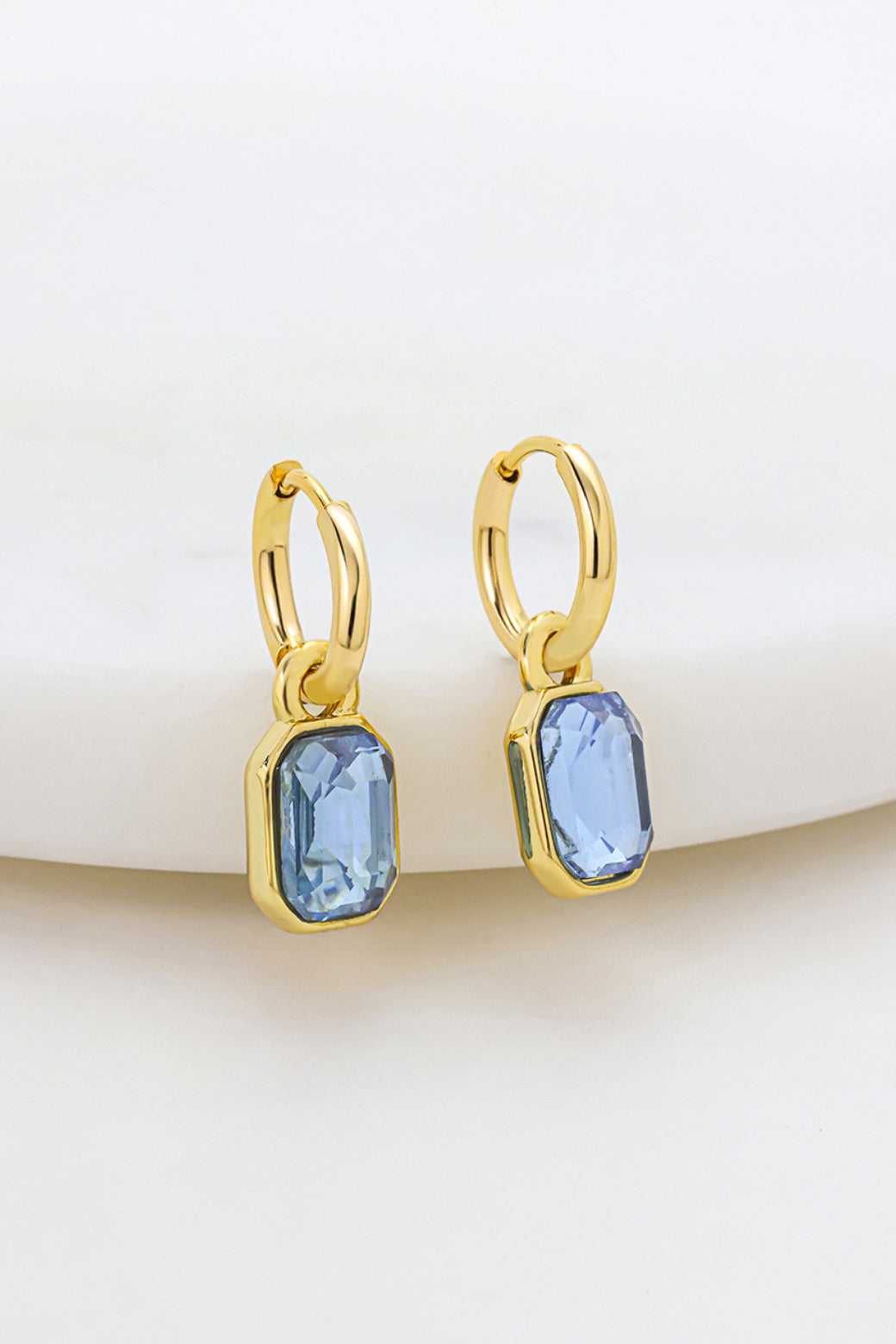 Zafino Morgan Hoop Earring Blue