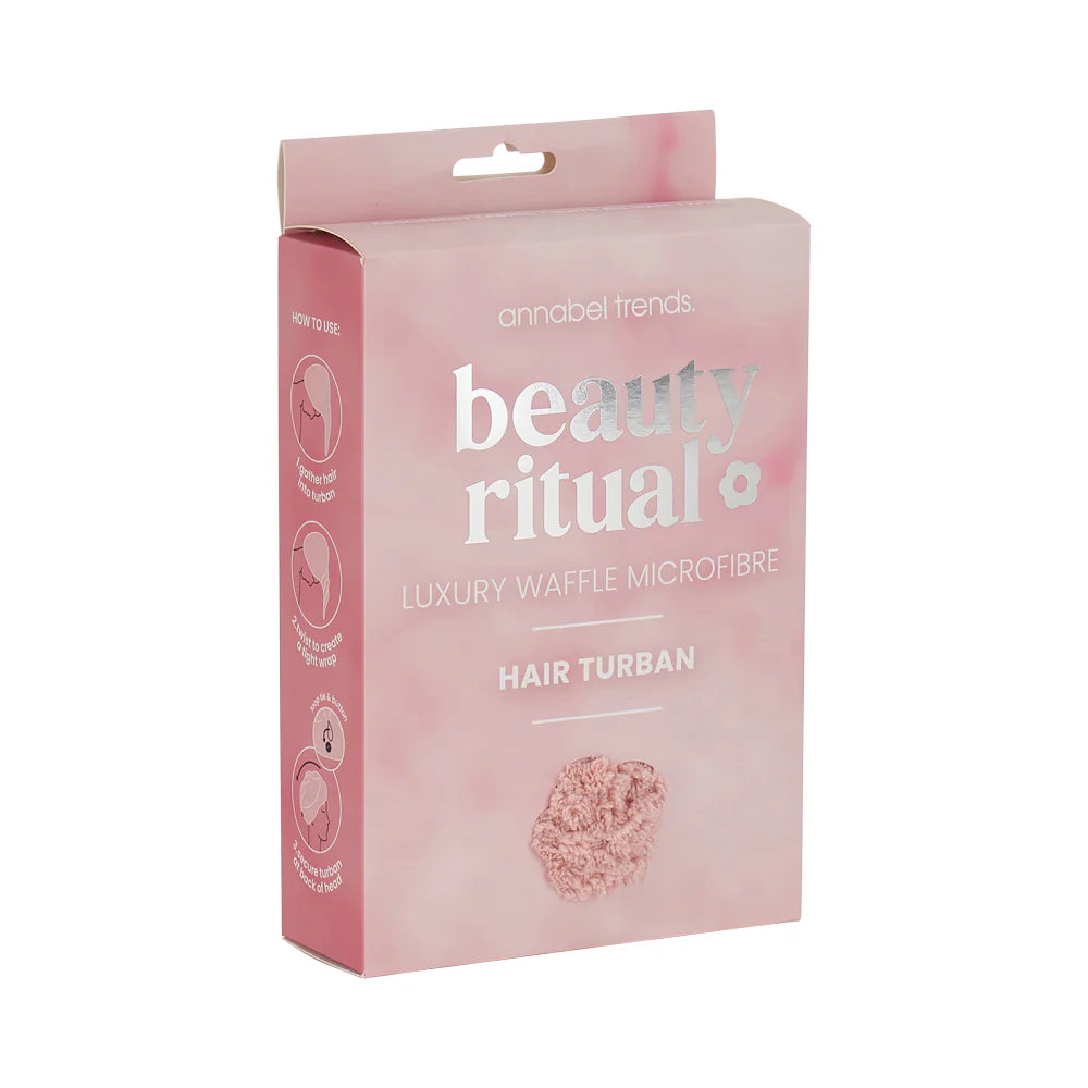 Annabel Trends Beauty Ritual Hair Turban Dusty Pink
