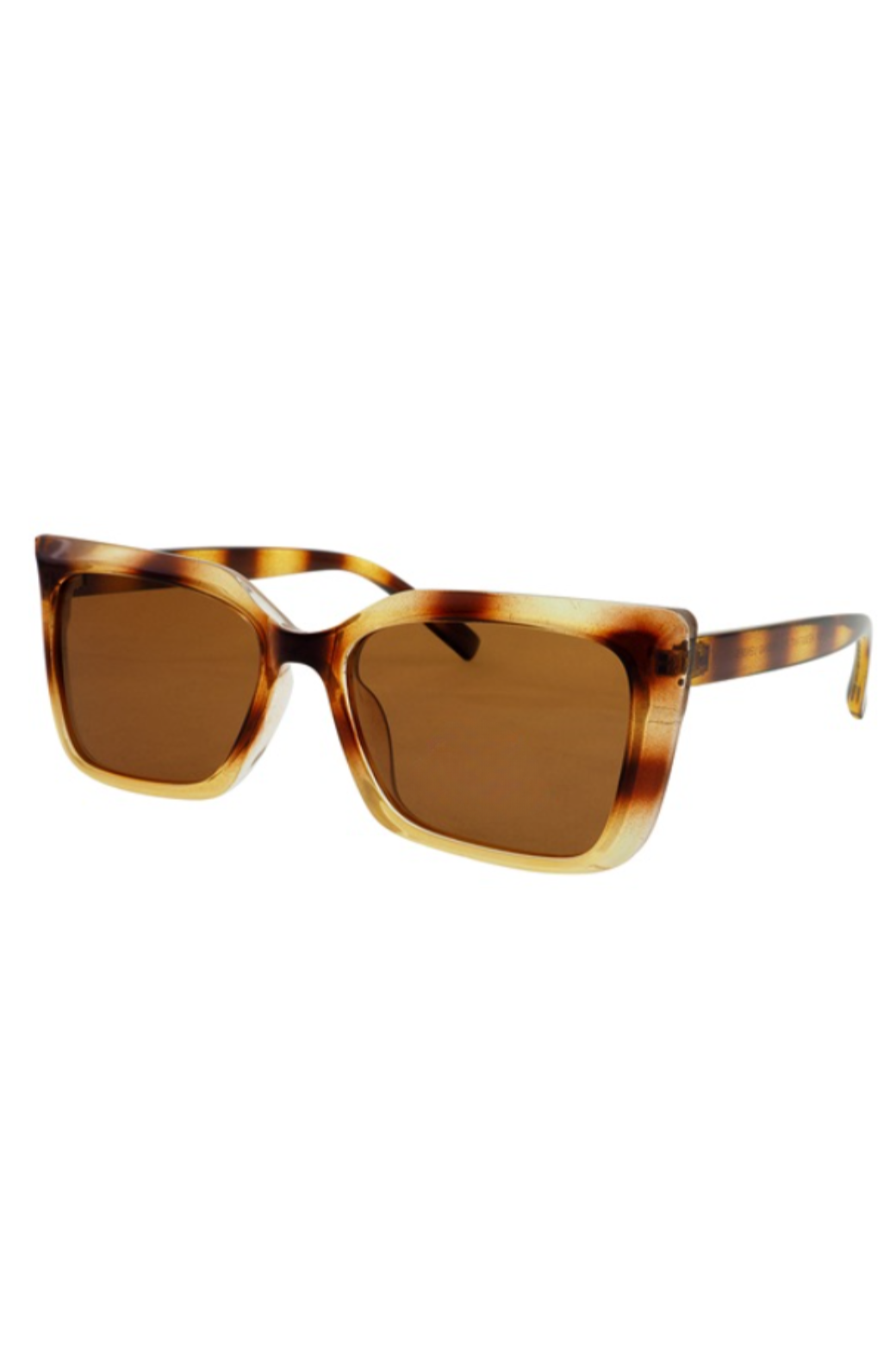 Abby Polarised Sunglasses Brown Ombre
