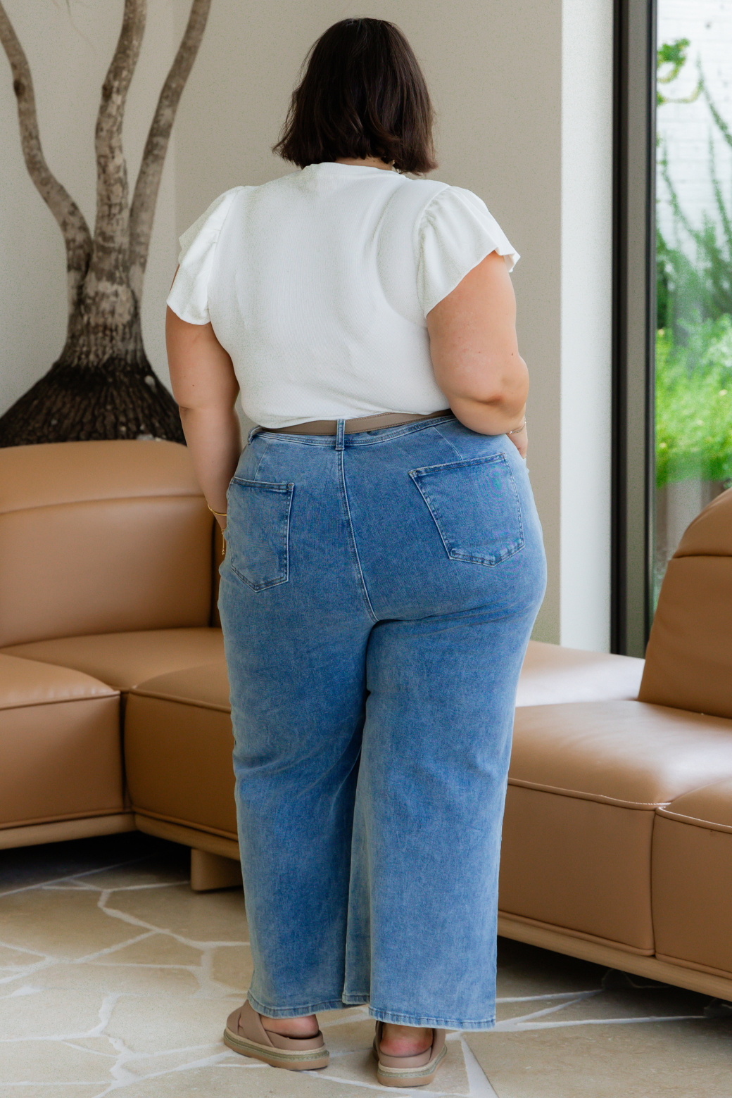 Agnes Frill Tank White