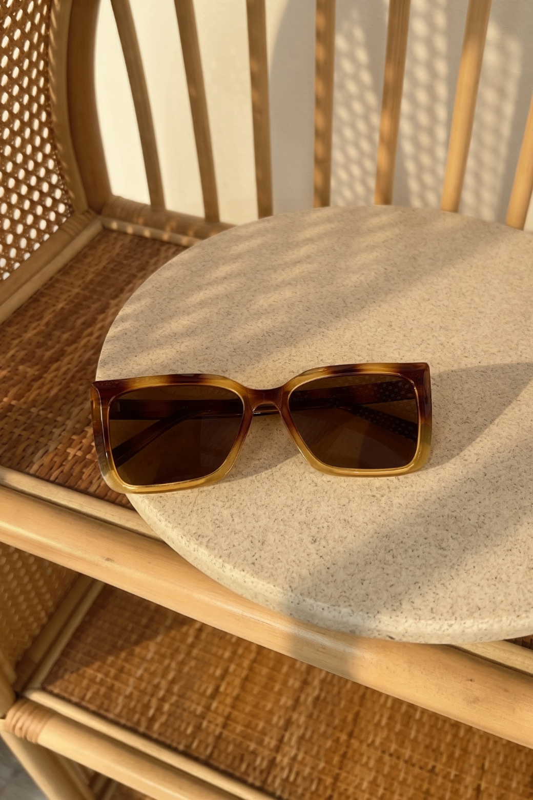 Abby Sunglasses Brown Ombre