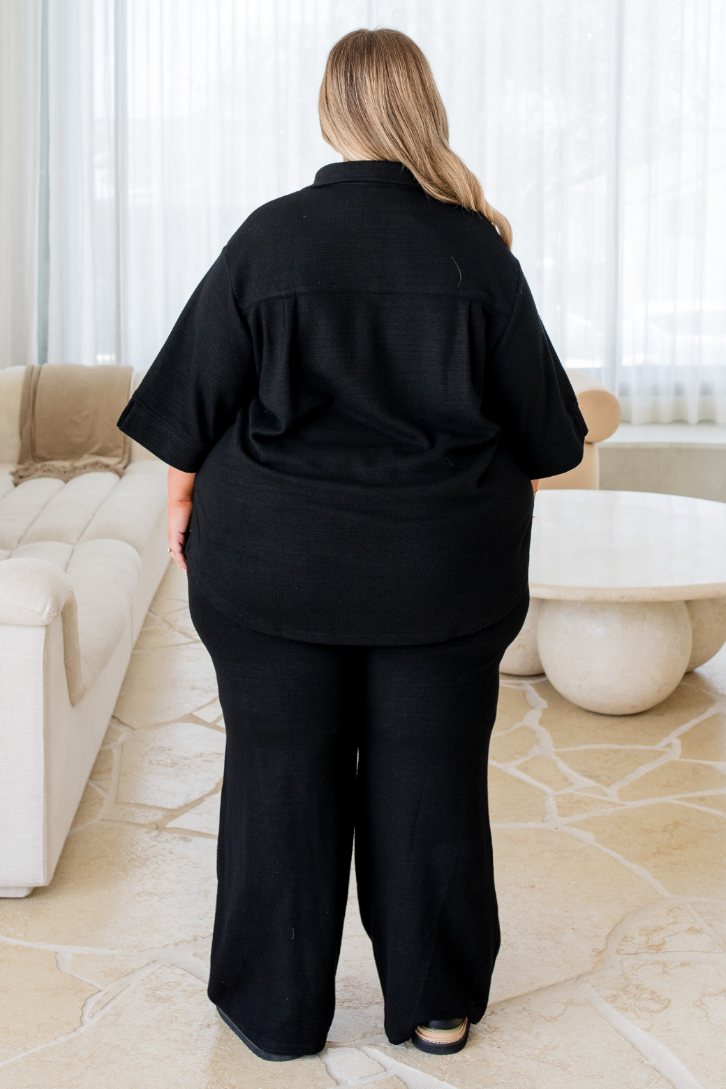 Addison Knit Pant Black