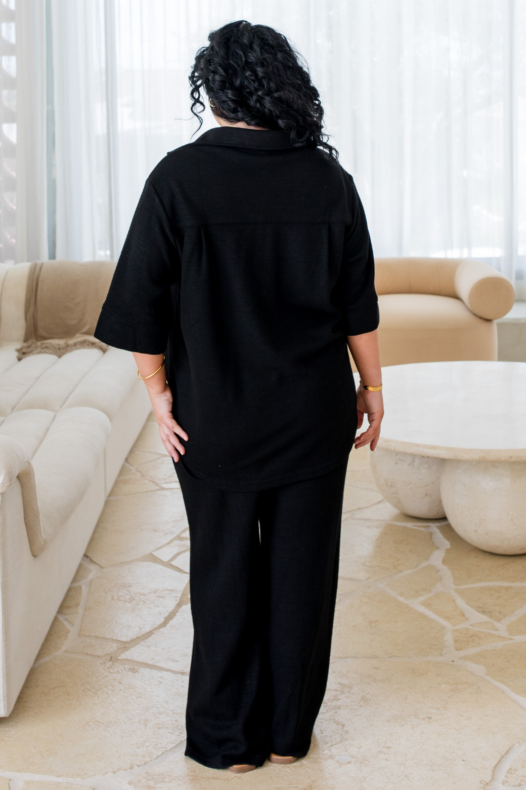 Addison Knit Pant Black