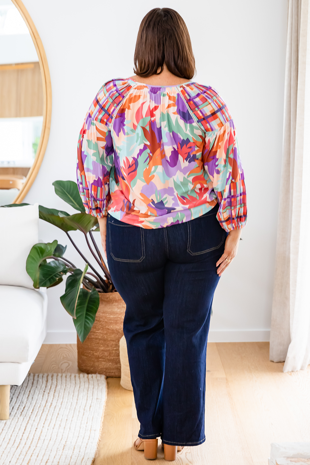 Final Sale l Angela Blouse Phoenix Multi