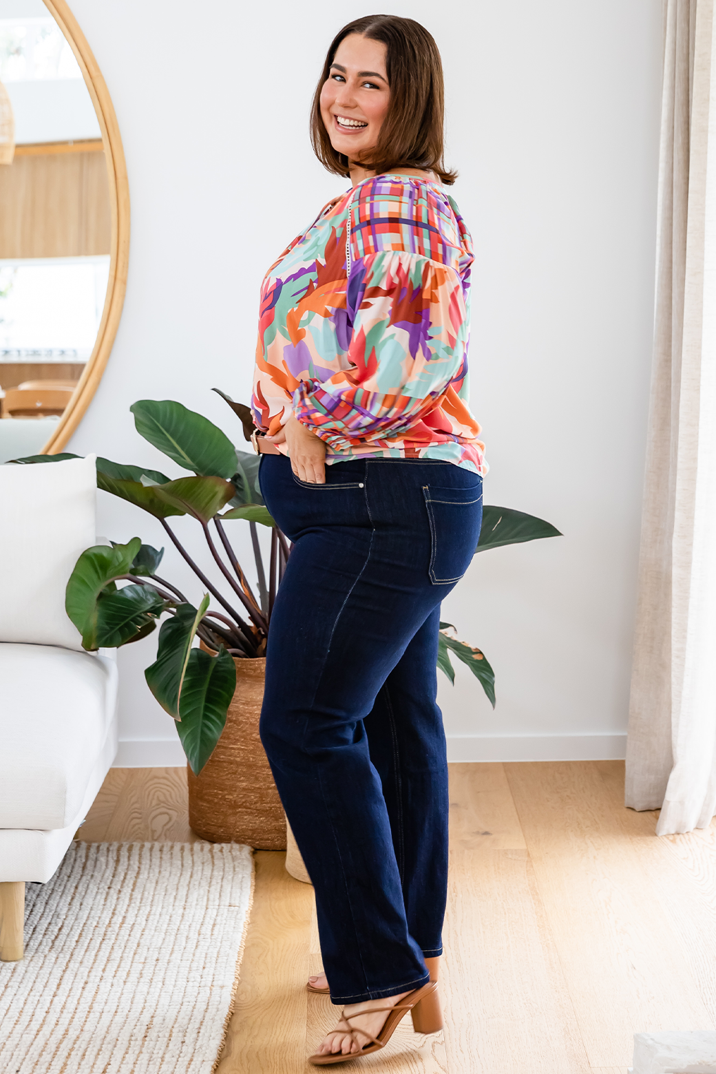 Final Sale l Angela Blouse Phoenix Multi