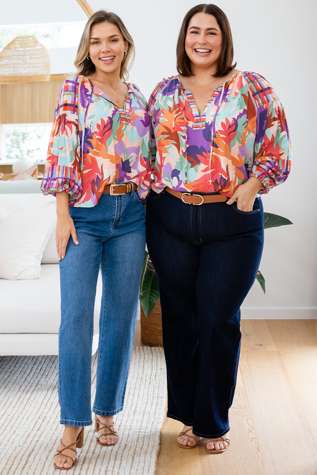 Final Sale l Angela Blouse Phoenix Multi