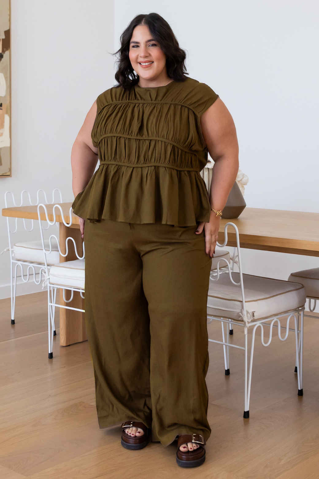 Annette Top Khaki