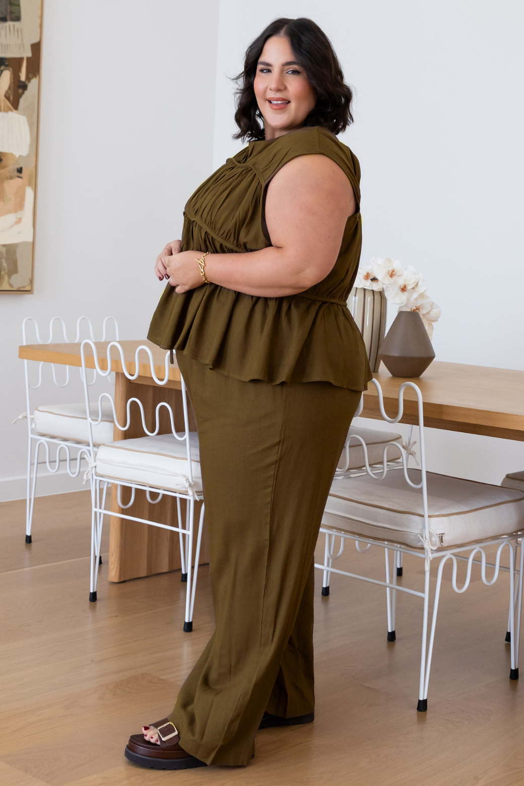 Annette Top Khaki