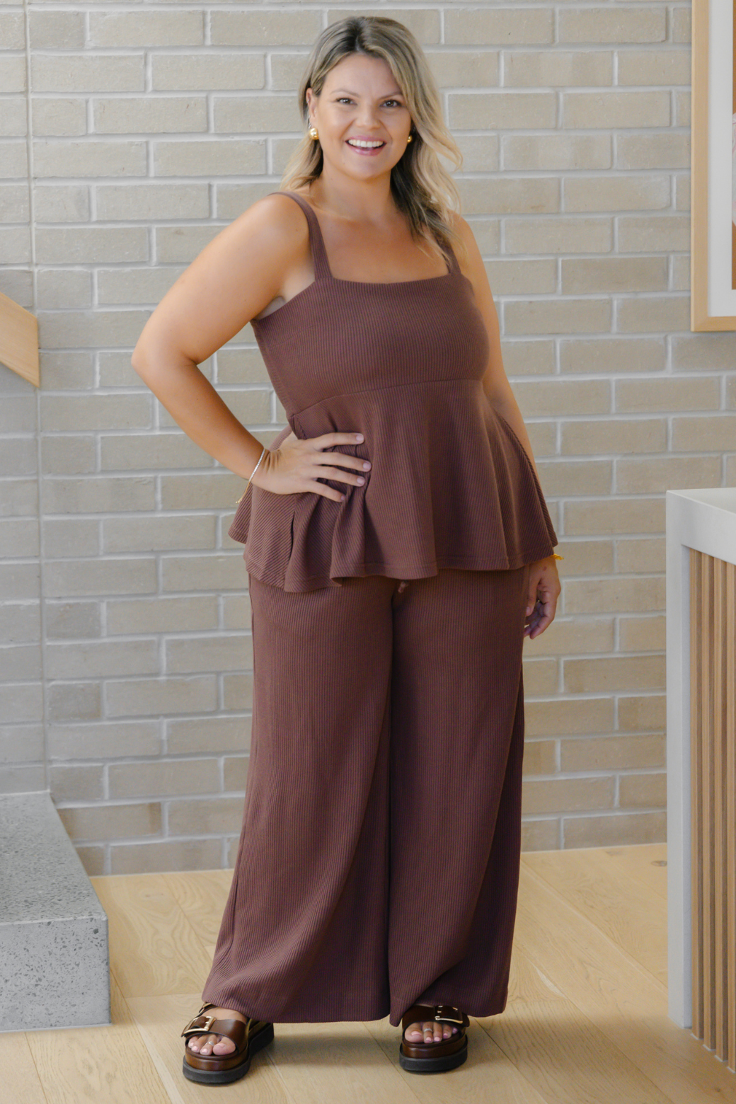 Archie Knit Top Chocolate