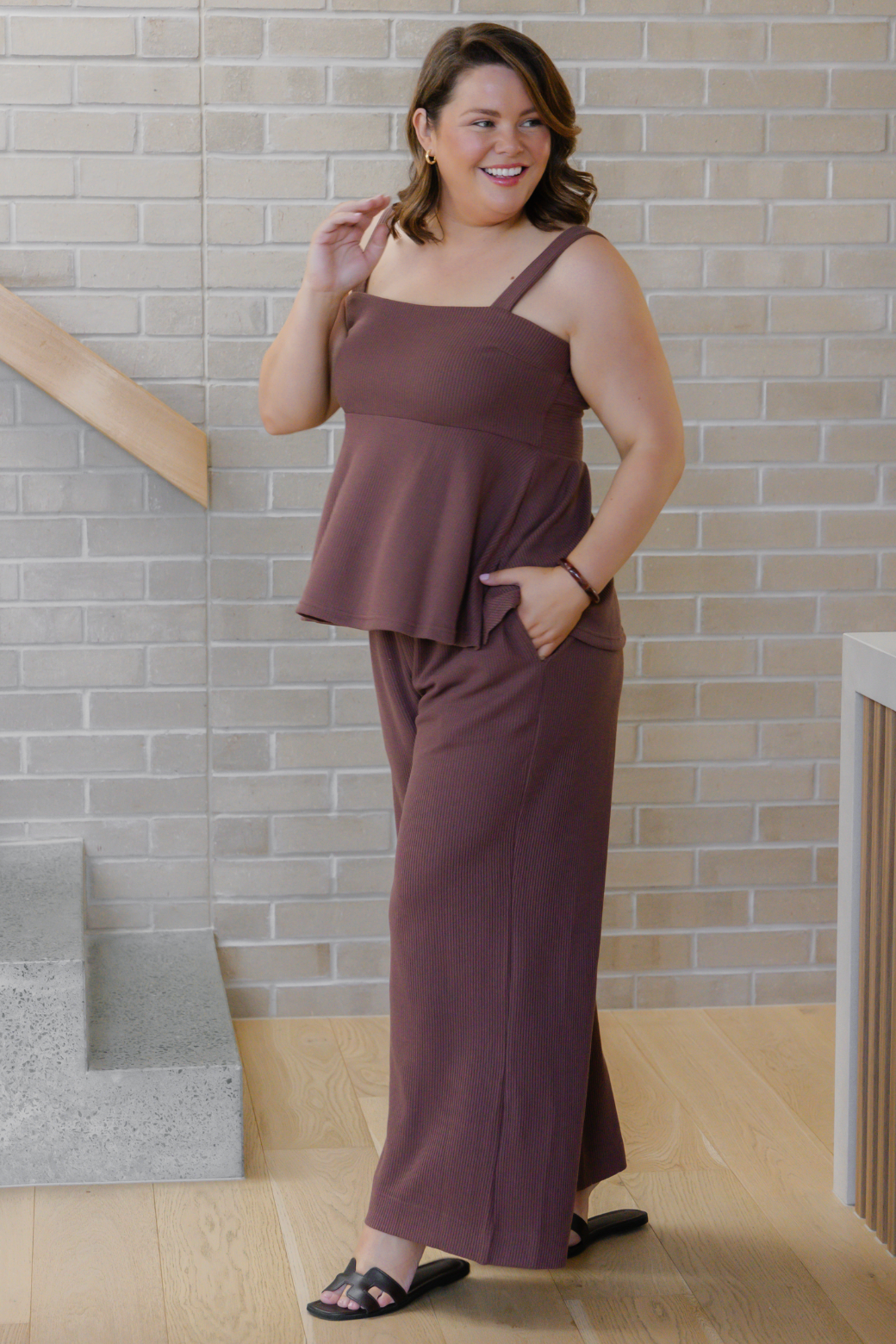 Archie Knit Top Chocolate